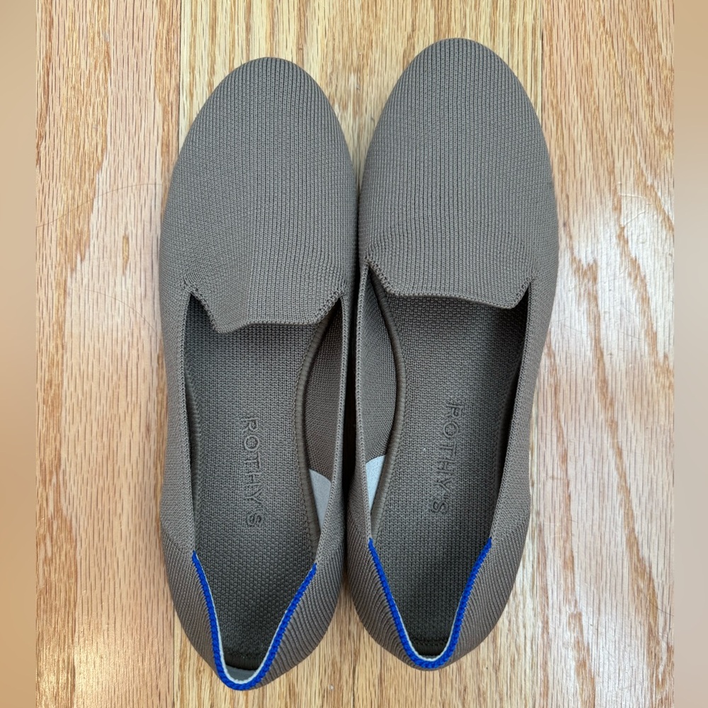 Rothy’s flats - brown size 8. GUC! The loafer that’s no longer available!!